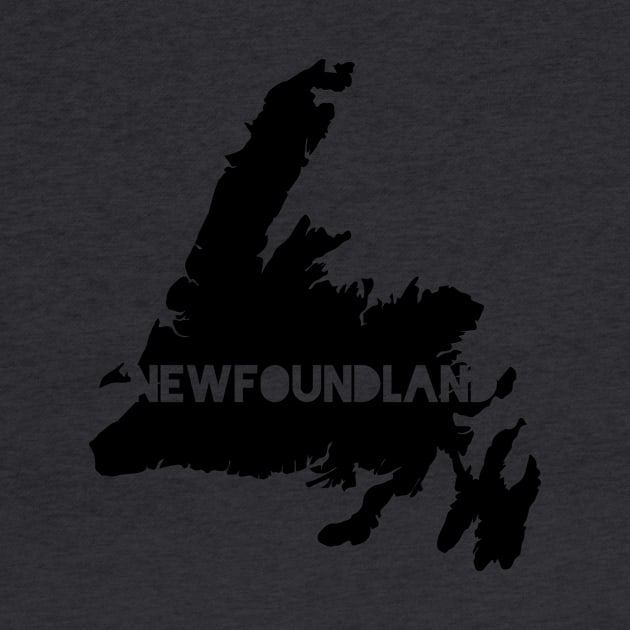 Newfoundland Map || Newfoundland and Labrador || Gifts || Souvenirs || Clothing by SaltWaterOre